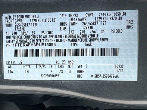 Used 2023 Ford Ranger XLT w/ Equipment Group 302A High image 31