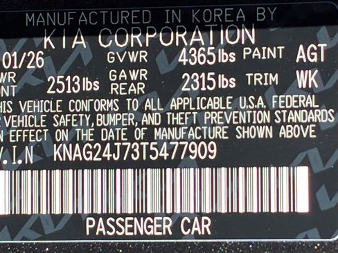 New 2026 Kia K5 LXS FWD image 38