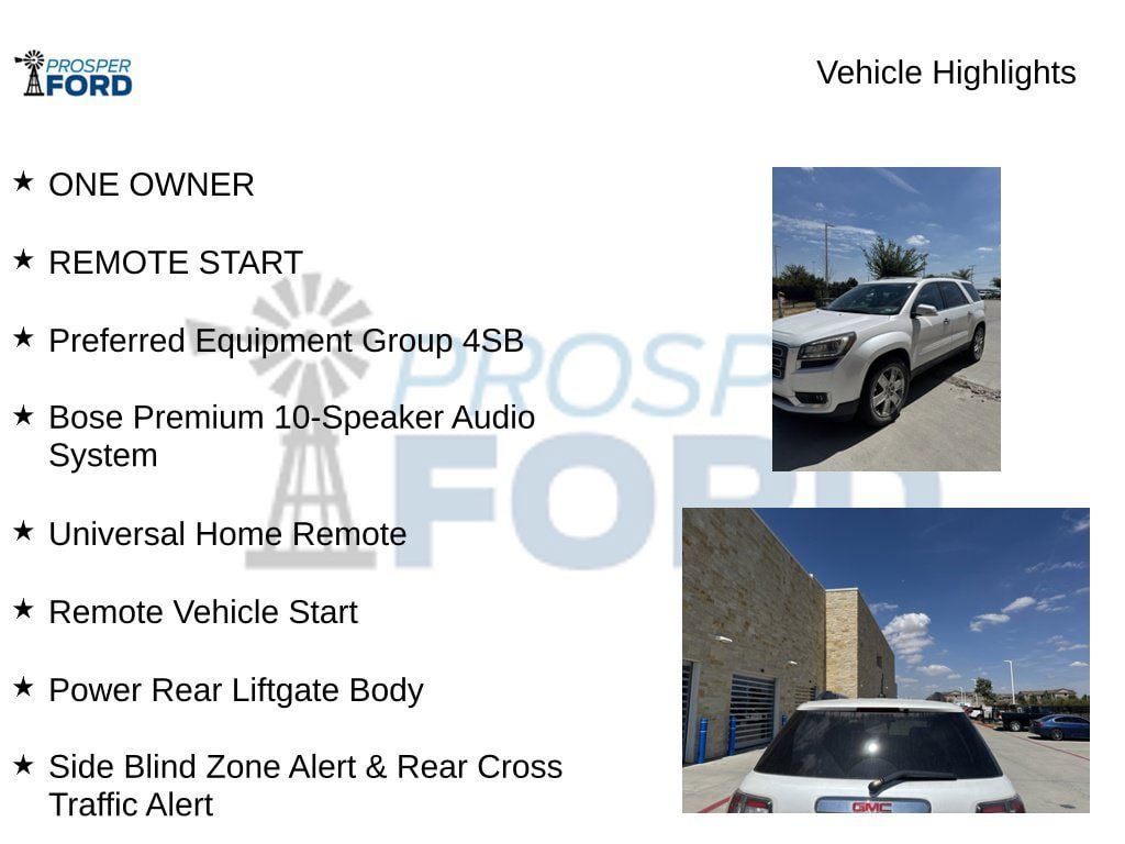 Used 2017 GMC Acadia Limited SLT FWD image 5