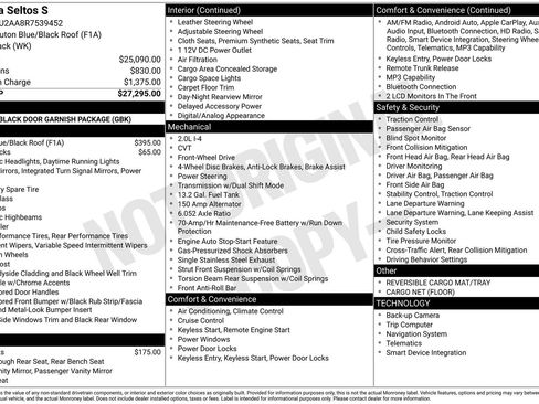Used 2024 Kia Seltos S FWD image 11