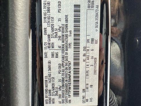 Used 2022 Ford F150 XLT w/ Equipment Group 302A High AWD/4WD image 40
