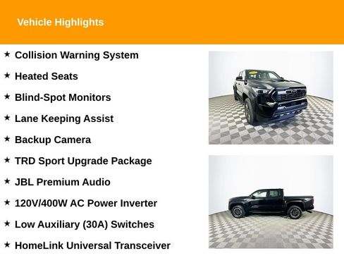 Used 2025 Toyota Tacoma TRD Sport w/ TRD Sport Upgrade Package AWD/4WD image 2
