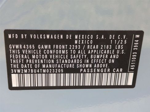 New 2026 Volkswagen Jetta GLI Autobahn FWD image 24