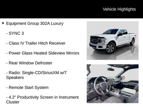 Used 2018 Ford F150 XLT w/ Equipment Group 302A Luxury image 6
