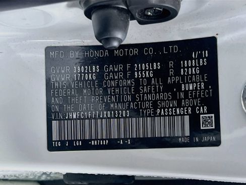 Used 2018 Honda Civic EX-L image 10