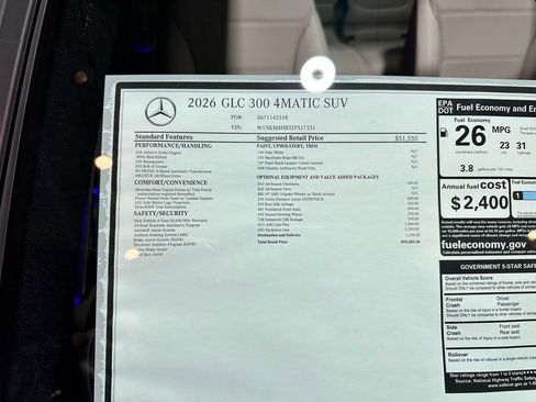 New 2026 Mercedes-Benz GLC 300 4MATIC image 17