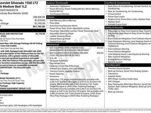Used 2022 Chevrolet Silverado 1500 LTZ AWD/4WD image 12