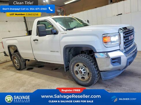 Used 2016 GMC Sierra 2500 4x4 Regular Cab w/ Snow Plow Prep Package image 5