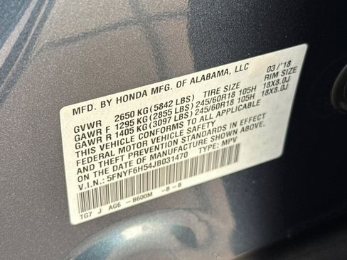 Used 2018 Honda Pilot EX-L image 34