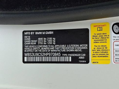 Used 2017 BMW M4 Convertible RWD image 29