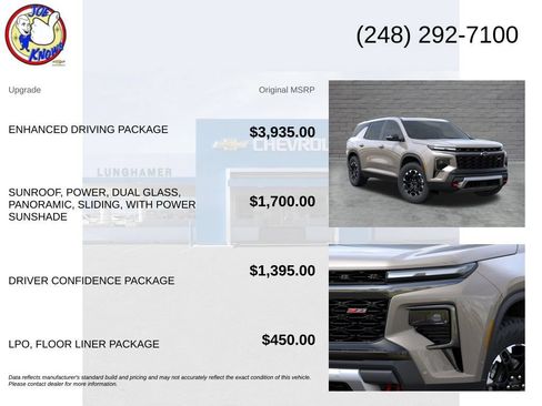 New 2027 Chevrolet Traverse Z71 w/ Enhanced Driving Package AWD/4WD image 5