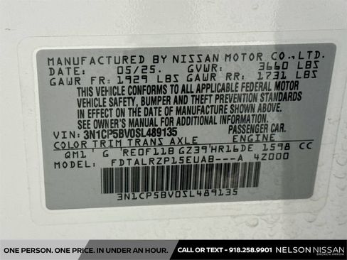 Certified 2025 Nissan Kicks Play S FWD image 29