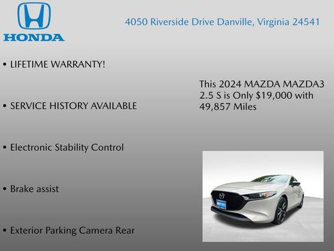 Used 2024 MAZDA MAZDA3 s FWD image 7