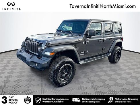 Used 2021 Jeep Wrangler Unlimited Sport image 1