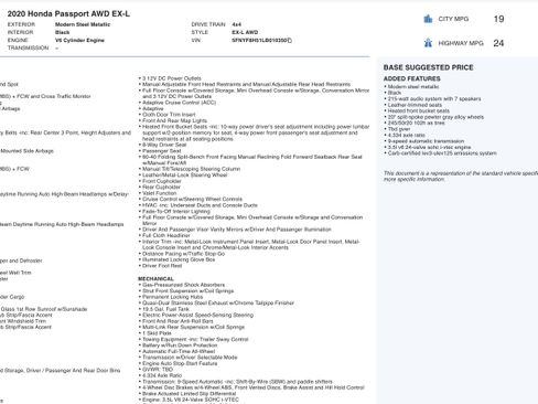 Used 2020 Honda Passport EX-L image 3