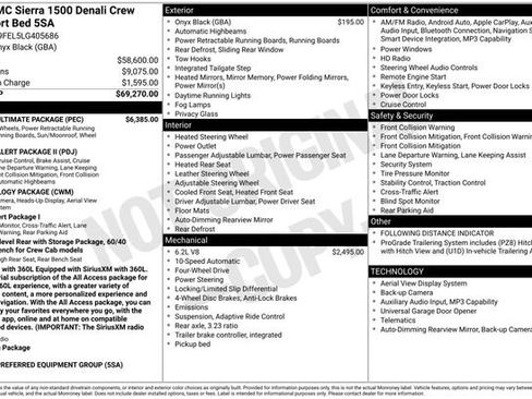 Used 2020 GMC Sierra 1500 Denali w/ Denali Ultimate Package AWD/4WD image 4