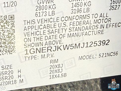 Used 2021 Chevrolet Traverse RS image 30