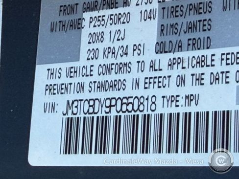 Used 2023 MAZDA CX-9 Carbon Edition image 13