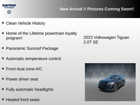 Used 2023 Volkswagen Tiguan SE w/ Panoramic Sunroof Package AWD/4WD image 6