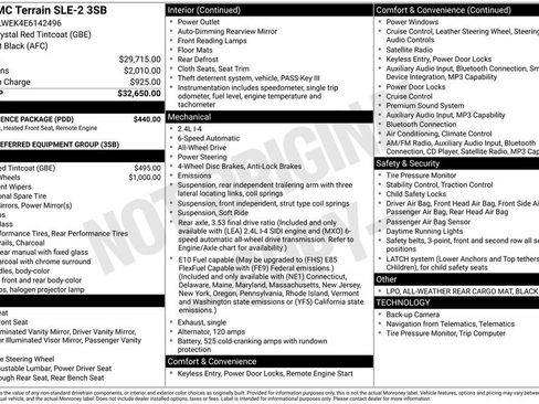 Used 2014 GMC Terrain SLE w/ Convenience Package image 19