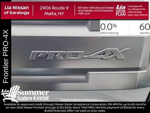 New 2026 Nissan Frontier PRO-4X w/ Pro-4x Convenience Package AWD/4WD image 5