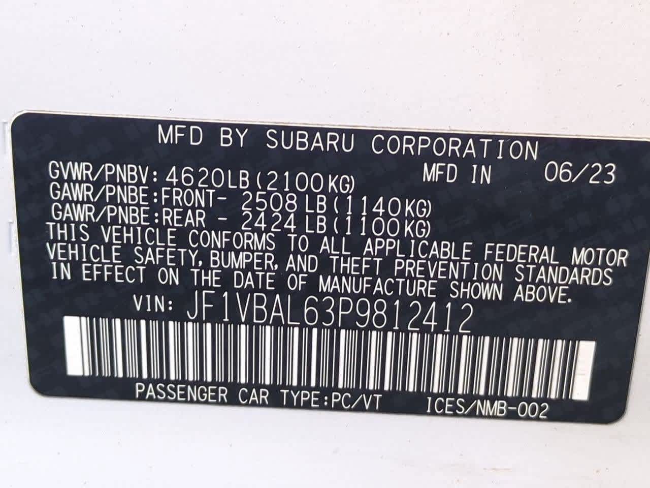 Used 2023 Subaru WRX Limited w/ Popular Package #1 AWD/4WD image 40
