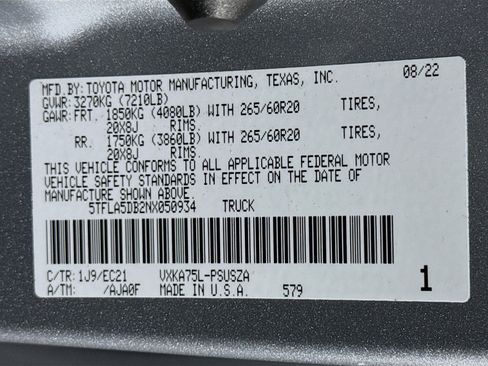 Used 2022 Toyota Tundra SR5 image 29