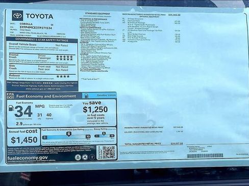 New 2026 Toyota Corolla SE image 14