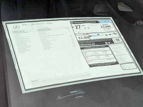 New 2026 Mercedes-Benz C 300 4MATIC Sedan image 20