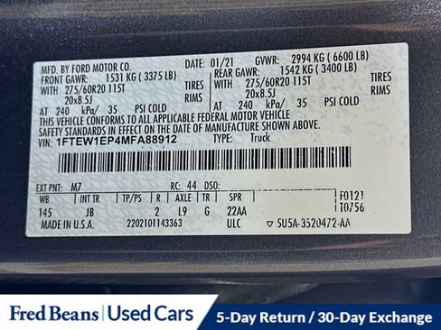Used 2021 Ford F150 XL w/ STX Appearance Package AWD/4WD image 36
