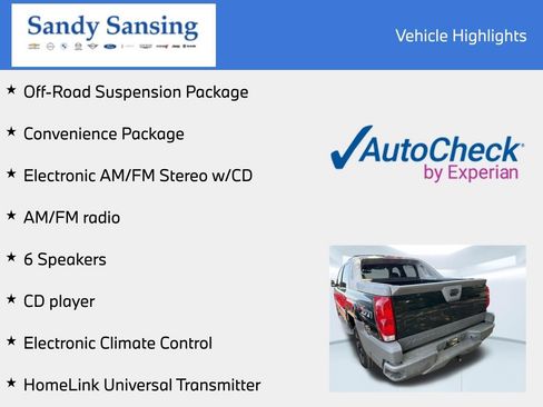 Used 2002 Chevrolet Avalanche 4x4 w/ Off-Road Suspension Pkg image 7