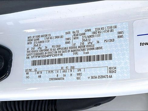 Certified 2023 Ford F150 Lariat w/ Equipment Group 502A High image 32