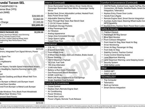 Used 2023 Hyundai Tucson SEL w/ Convenience Package image 12