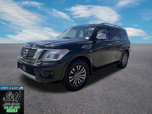 Used 2019 Nissan Armada Platinum w/ Captain's Chairs Package AWD/4WD image 3