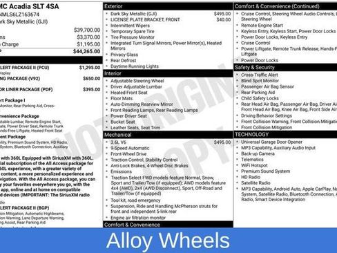 Used 2020 GMC Acadia SLT w/ Driver Alert Package II FWD image 3