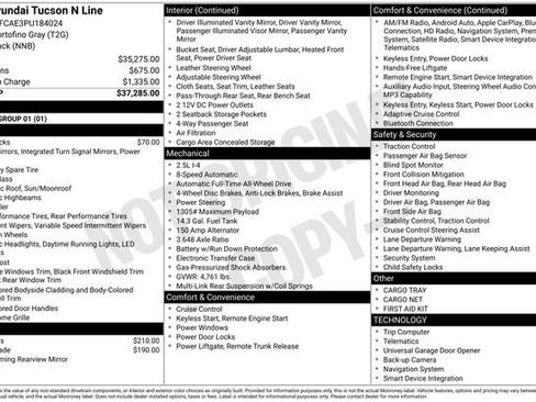 Used 2023 Hyundai Tucson N Line image 5
