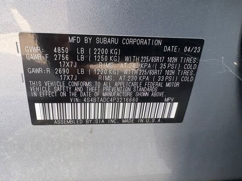 Used 2023 Subaru Outback Premium image 27