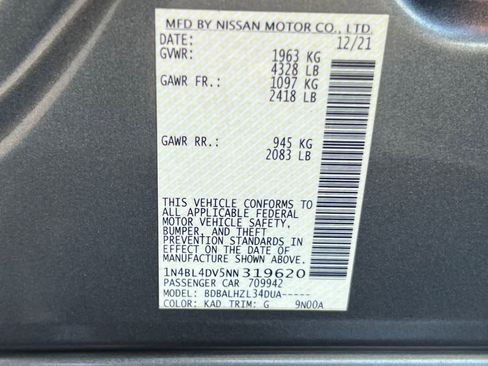 Used 2022 Nissan Altima 2.5 SV image 30