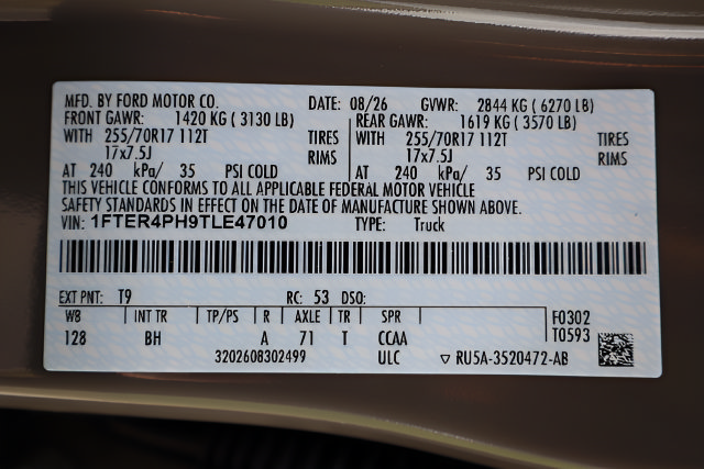 New 2026 Ford Ranger XL w/ Trailer Tow Package AWD/4WD image 25