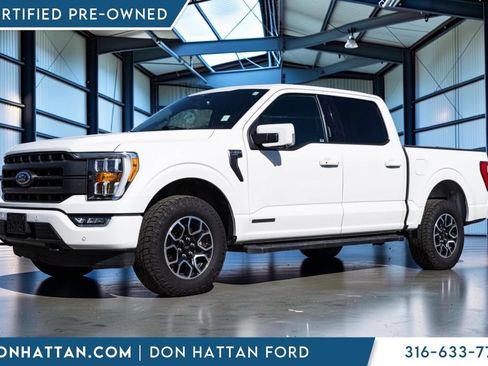 Certified 2023 Ford F150 Lariat w/ Max Trailer Tow Package AWD/4WD image 2