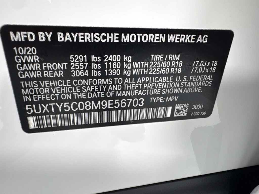 Used 2021 BMW X3 xDrive30i w/ Convenience Package AWD/4WD image 10