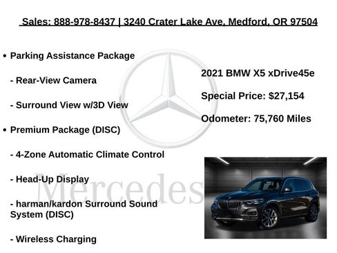 Used 2021 BMW X5 xDrive45e w/ Premium Package image 10