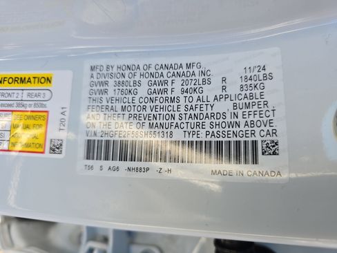 Used 2025 Honda Civic Sport image 32