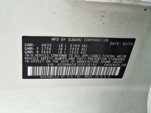 Certified 2025 Subaru Legacy Premium AWD/4WD image 27