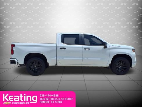 Used 2024 Chevrolet Silverado 1500 Custom w/ LPO, Dark Essentials Package RWD image 8