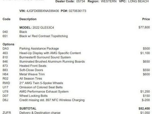 Used 2022 Mercedes-Benz GLE 53 AMG AMG GLE 53 image 3