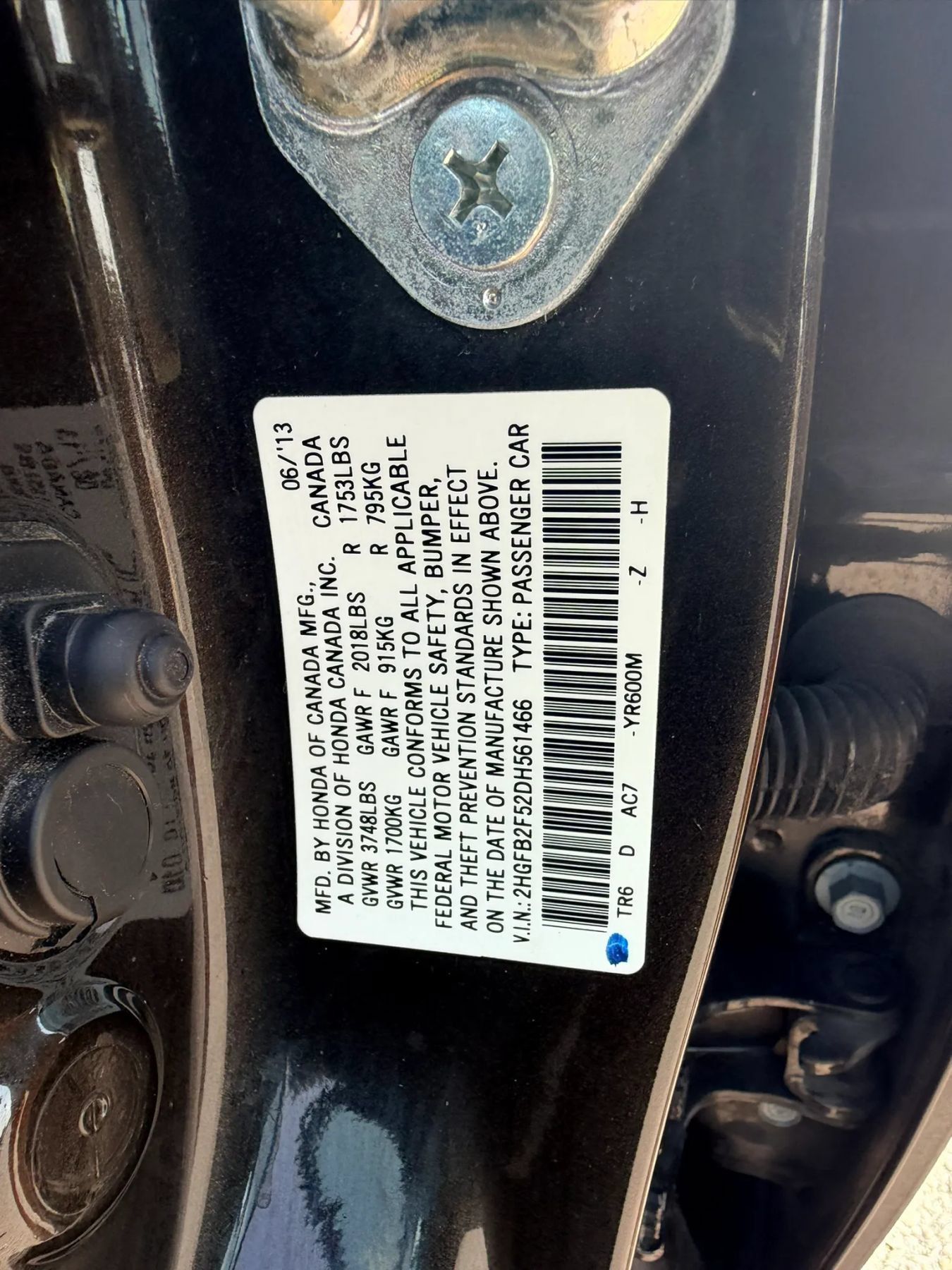 Used 2013 Honda Civic LX image 3