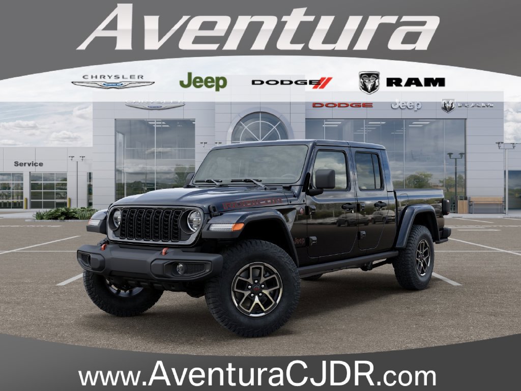 New 2026 Jeep Gladiator Rubicon w/ Steel Power Dome Hood Package AWD/4WD 360° Tour