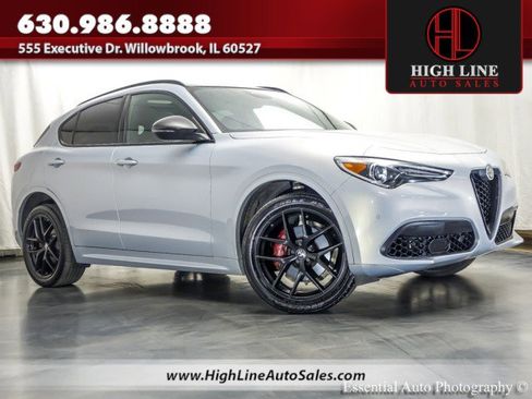Used 2020 Alfa Romeo Stelvio Ti Sport w/ Quick Order Package 22S Sport AWD/4WD image 1