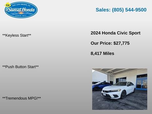 Used 2024 Honda Civic Sport image 7